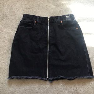 A&F Zoe Natural Rise Vintage A-Line Skirt